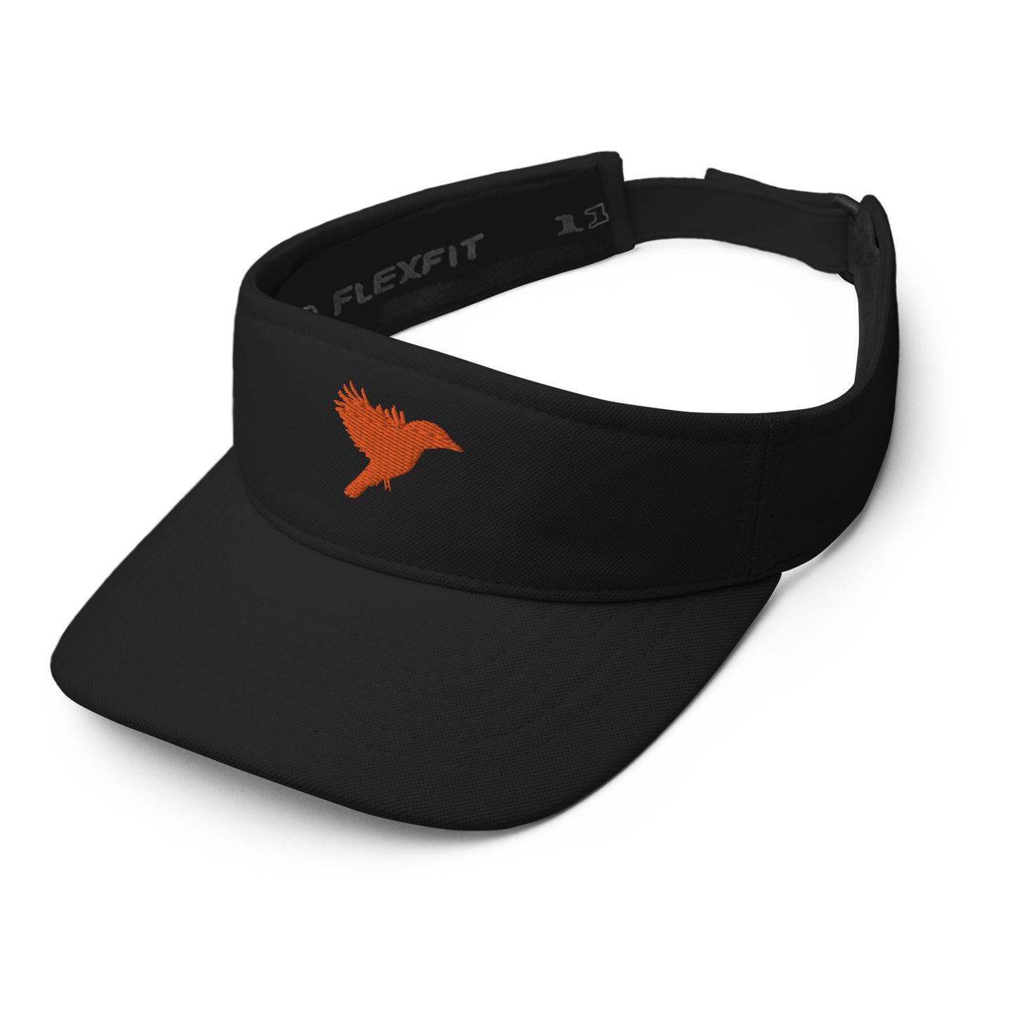 Black with Orange kookaburra logo - Visor