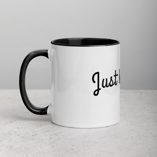 Just be nice - Coffee Mug Black Inside