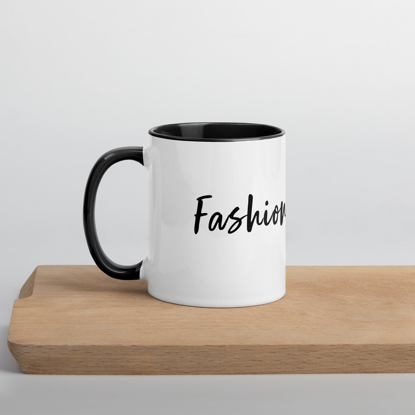 Fashion is pain - Coffee Mug Black Inside